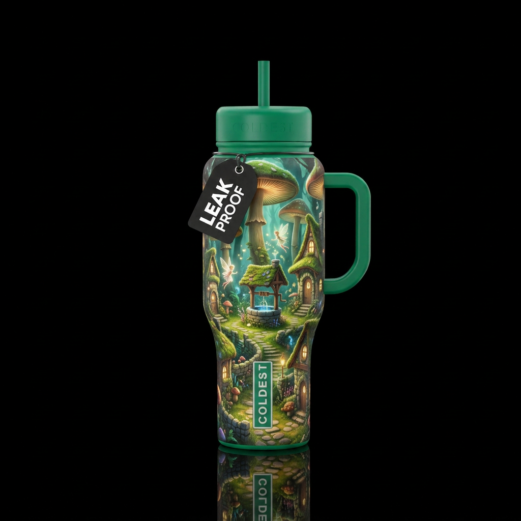 Fairy land water bottle design