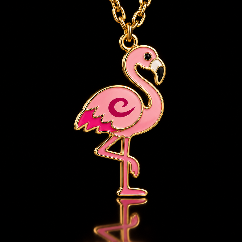 Flamingo water bottle design