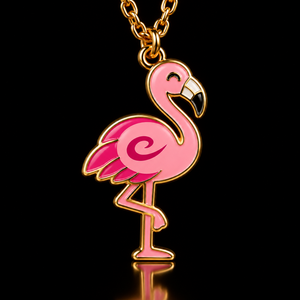 Flamingo water bottle design