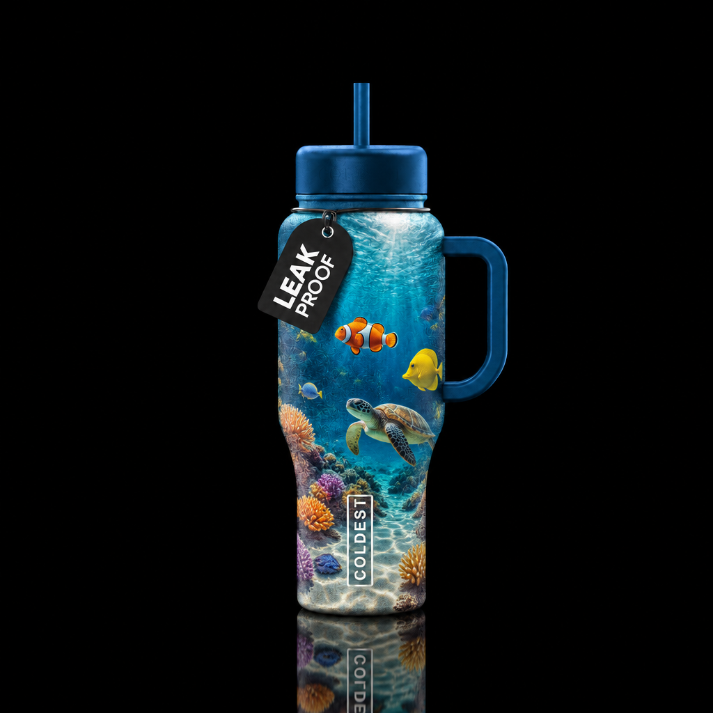 Under the sea water bottle design