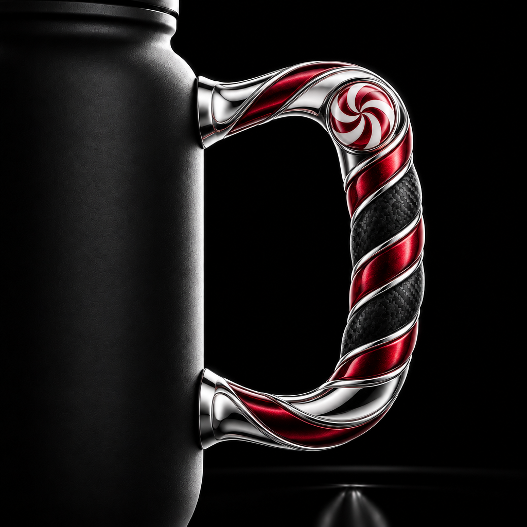 Peppermint water bottle design