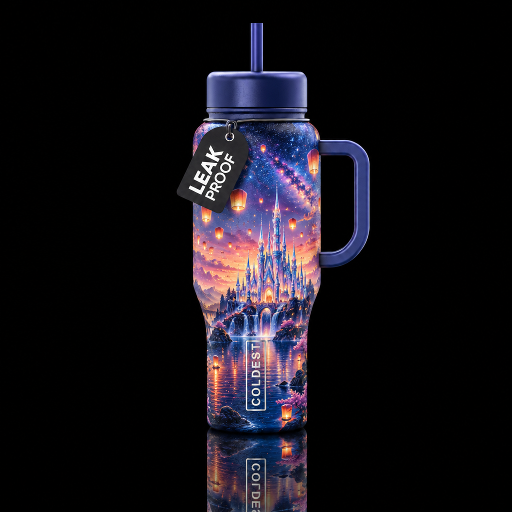 Castle water bottle design
