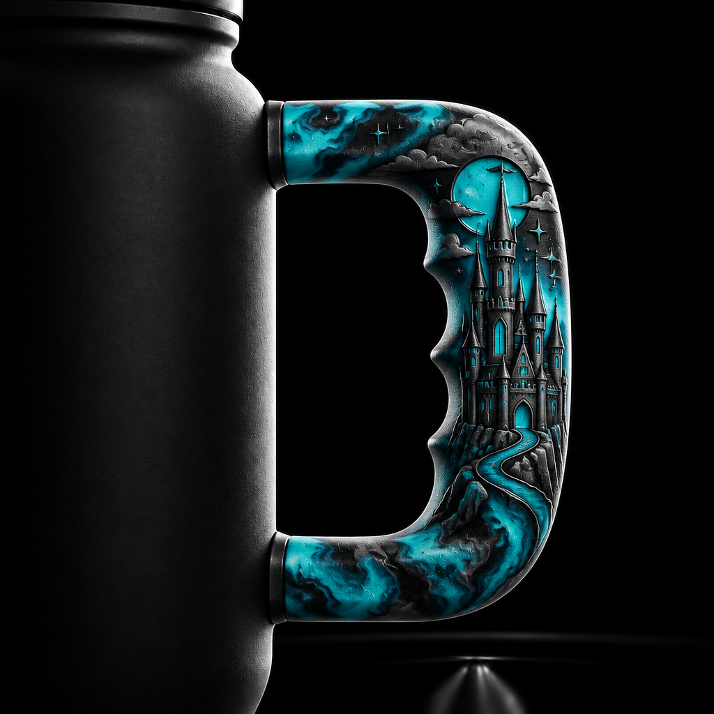 Castle water bottle design
