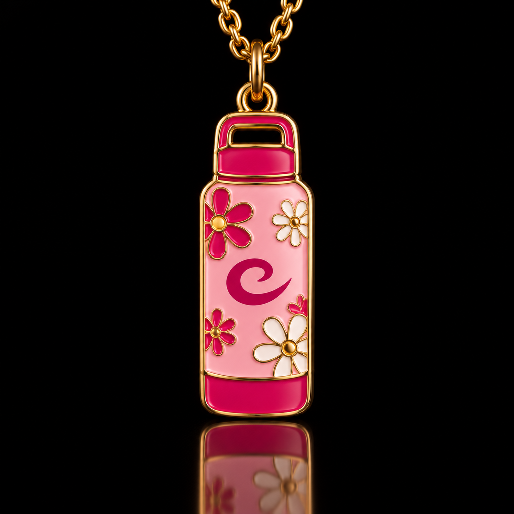 Summer vibes water bottle design