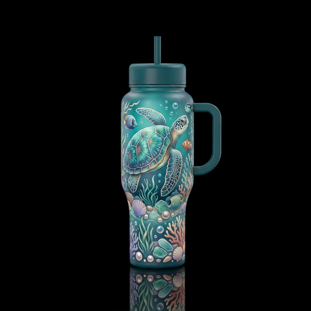 Tidal Grace water bottle design