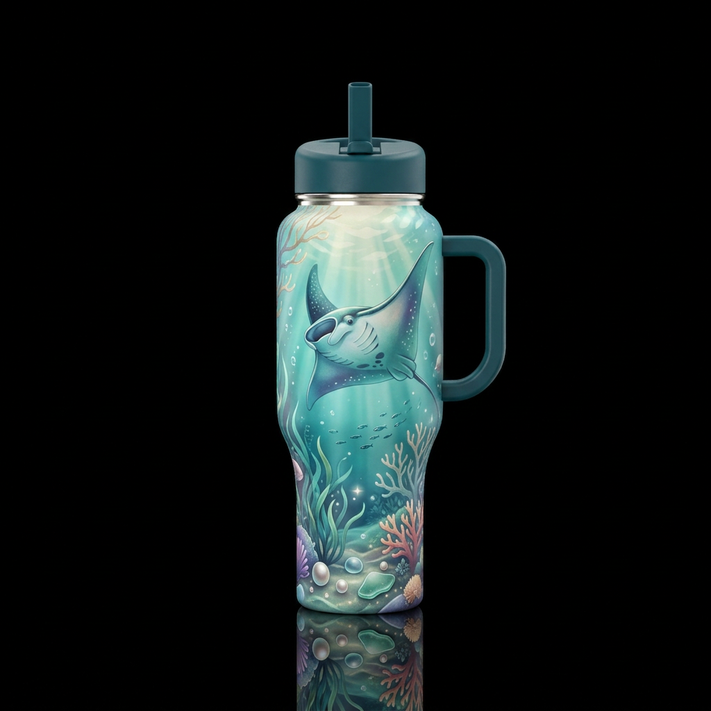 Ocean Glide water bottle design