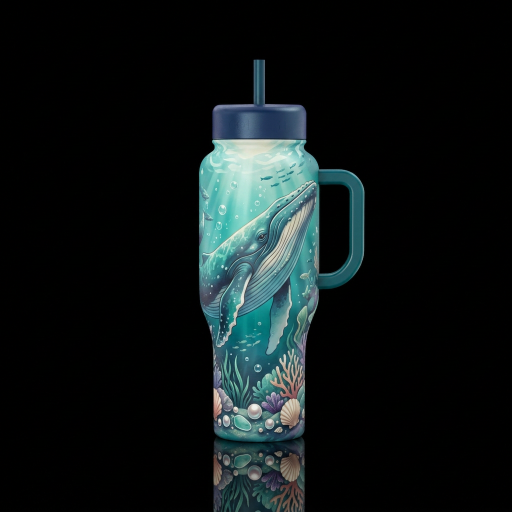 Deepwater Majesty water bottle design