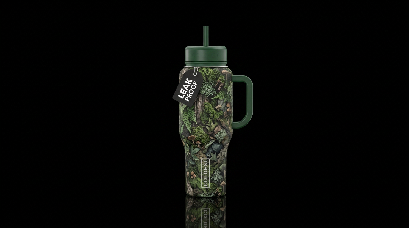 Forest Floor water bottle design
