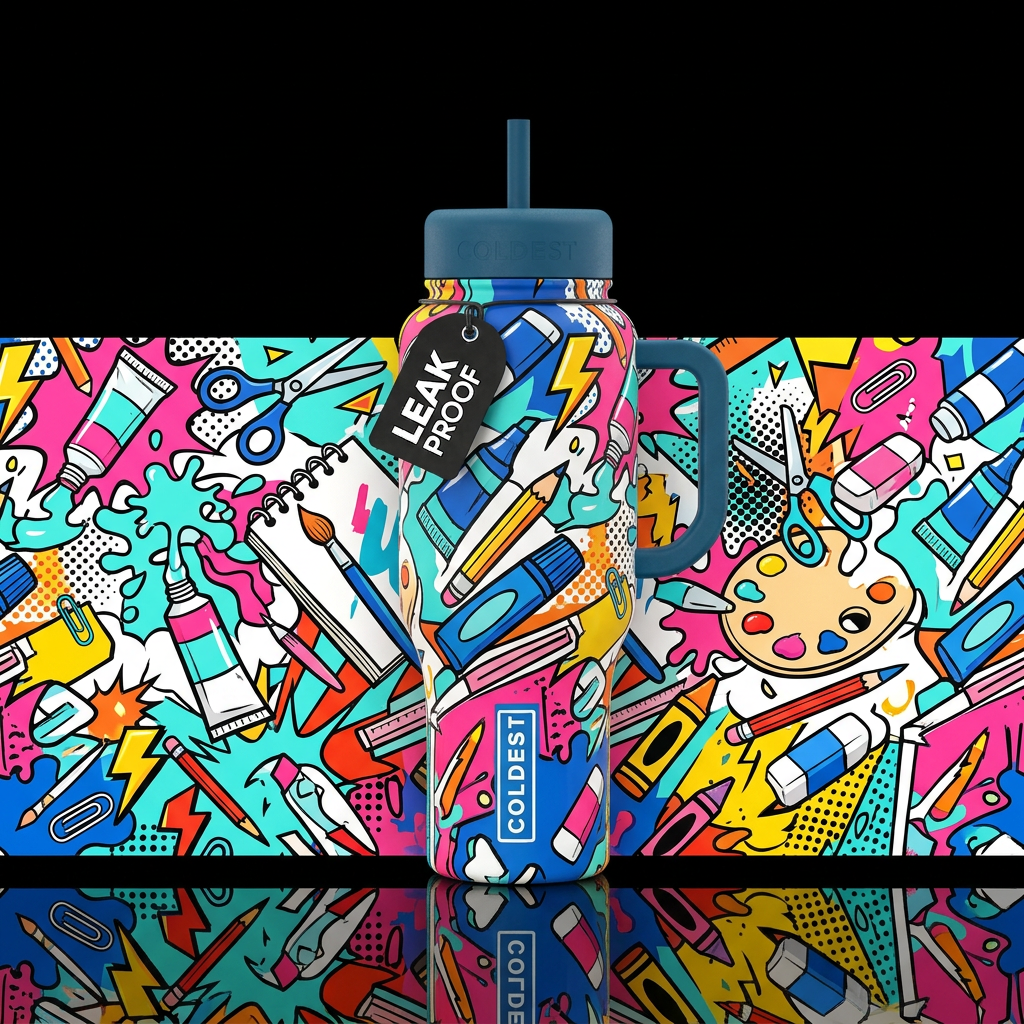 Studio Rush water bottle design