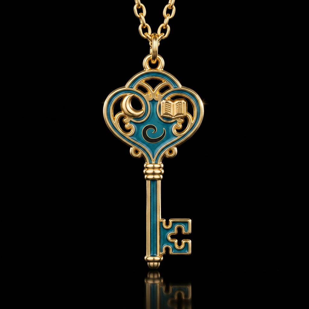 Moonkeeper’s Key water bottle design