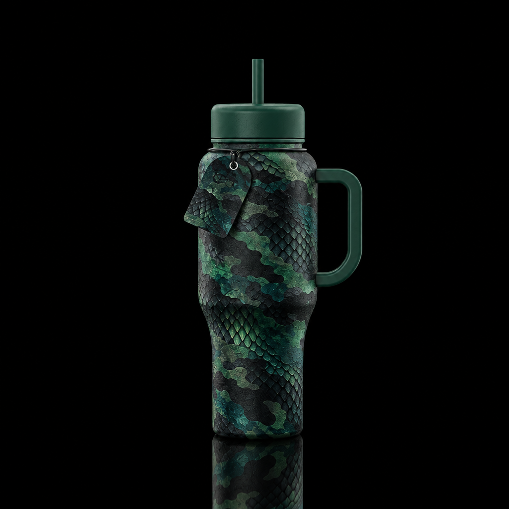 Shadowscale water bottle design
