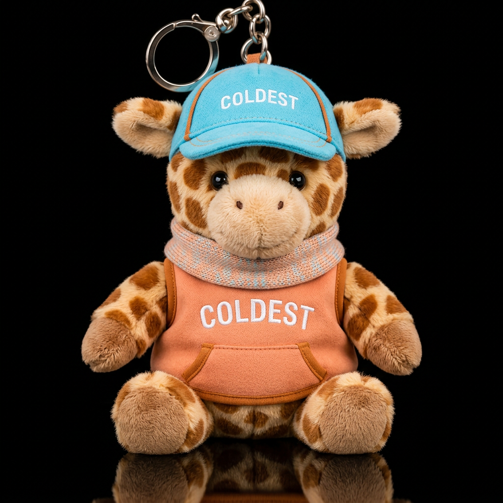 laid back giraffe water bottle design