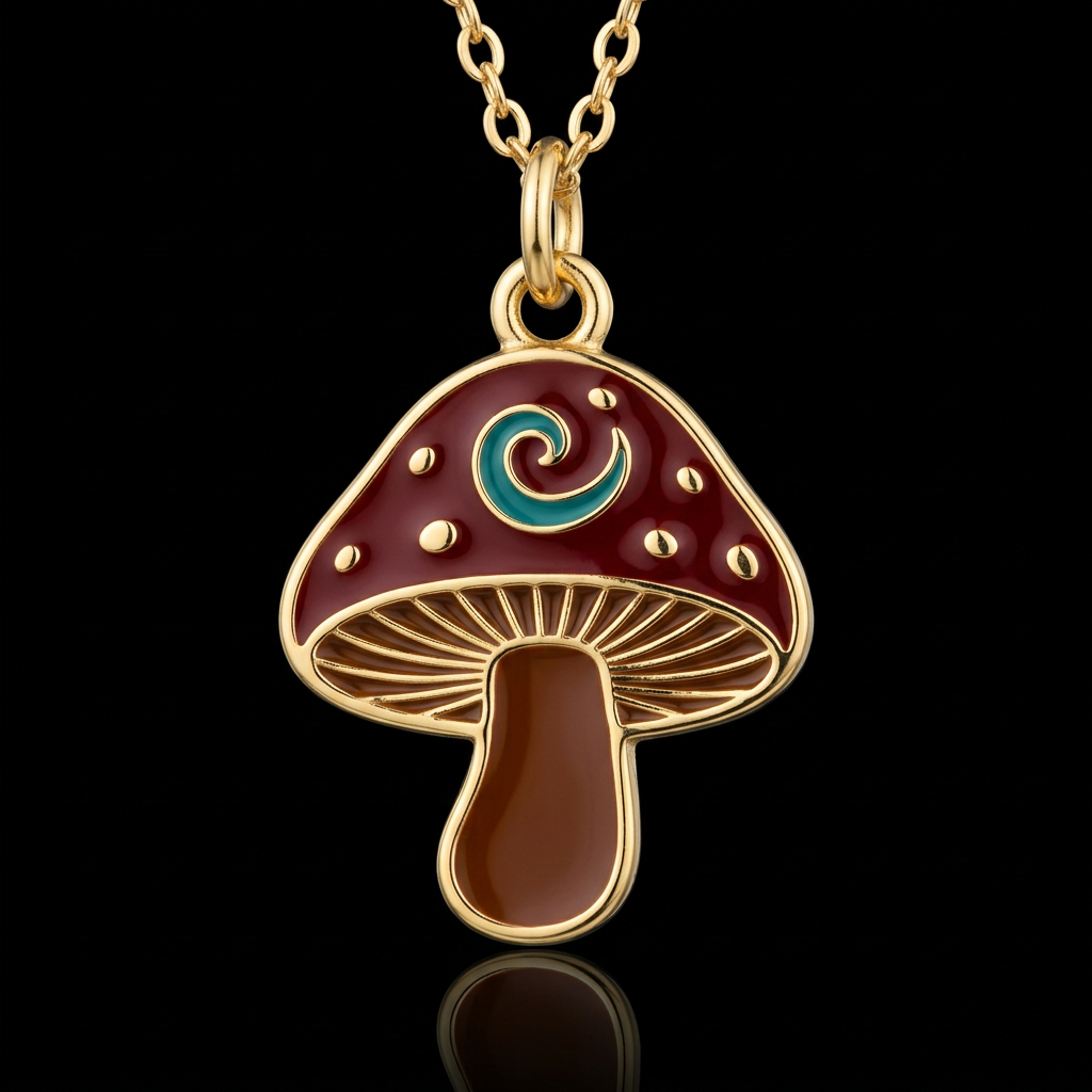 realistic mushroom water bottle design