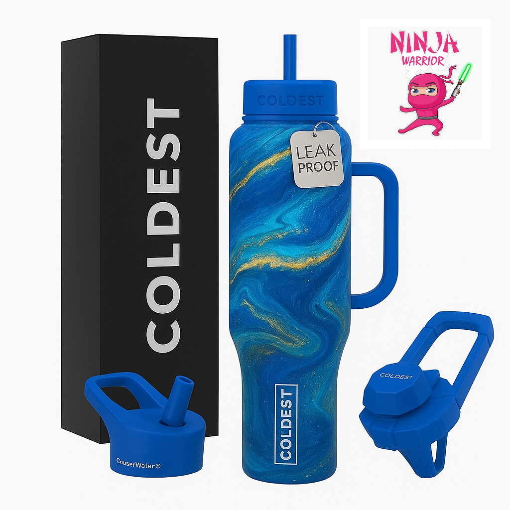 Blue Luna water bottle design
