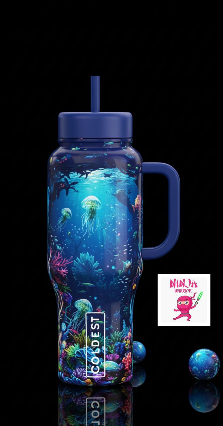 Avatar World water bottle design