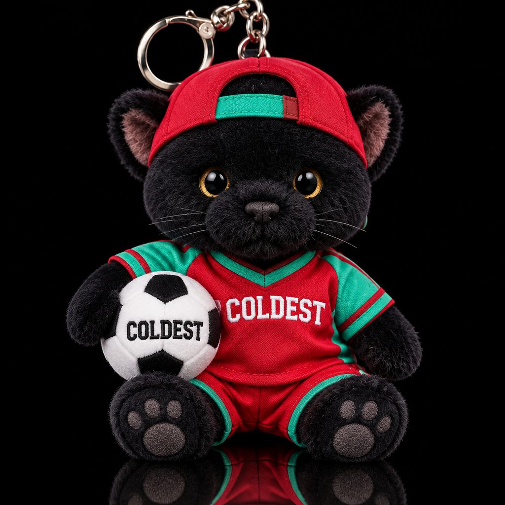 Pele the Panther water bottle design