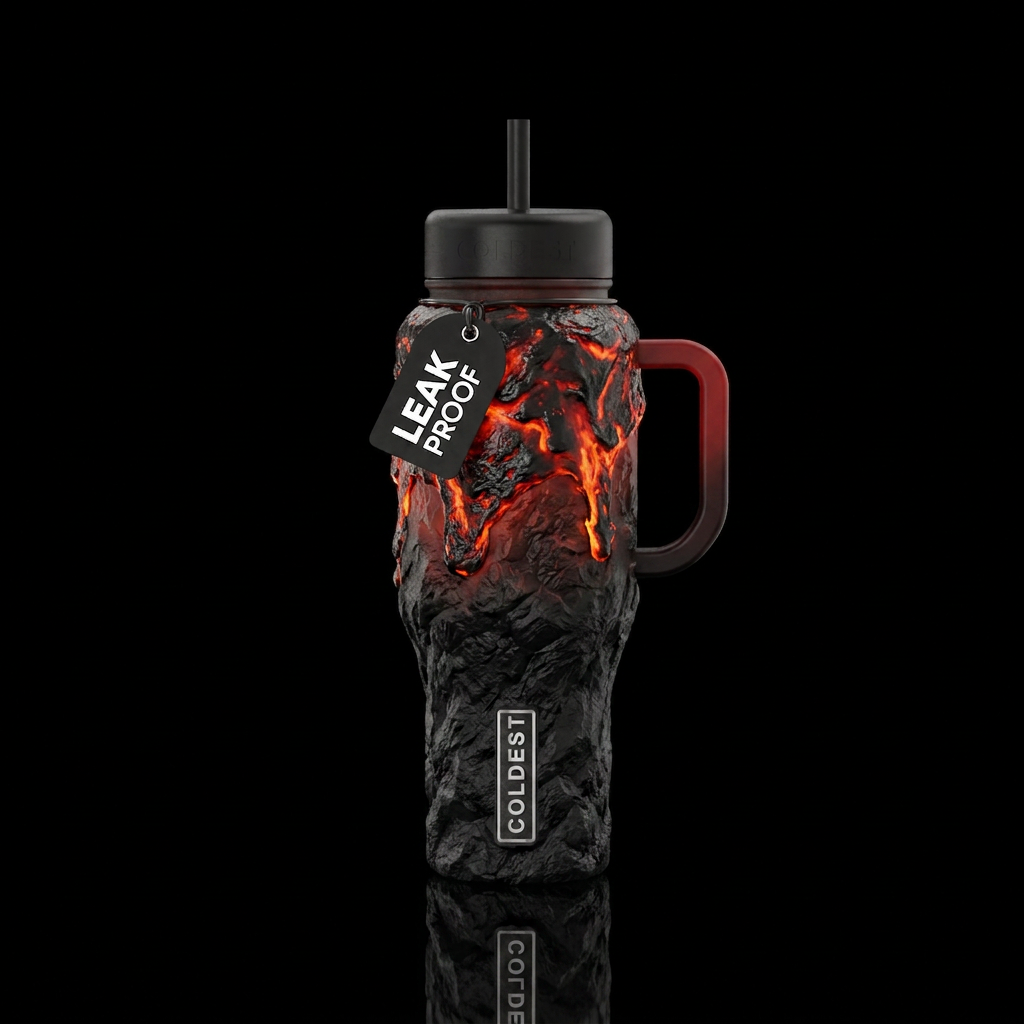 Lava Rock water bottle design