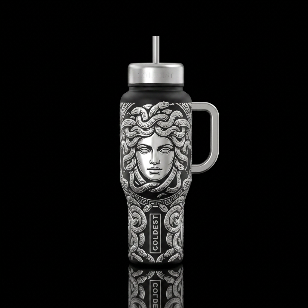 Medusa water bottle design