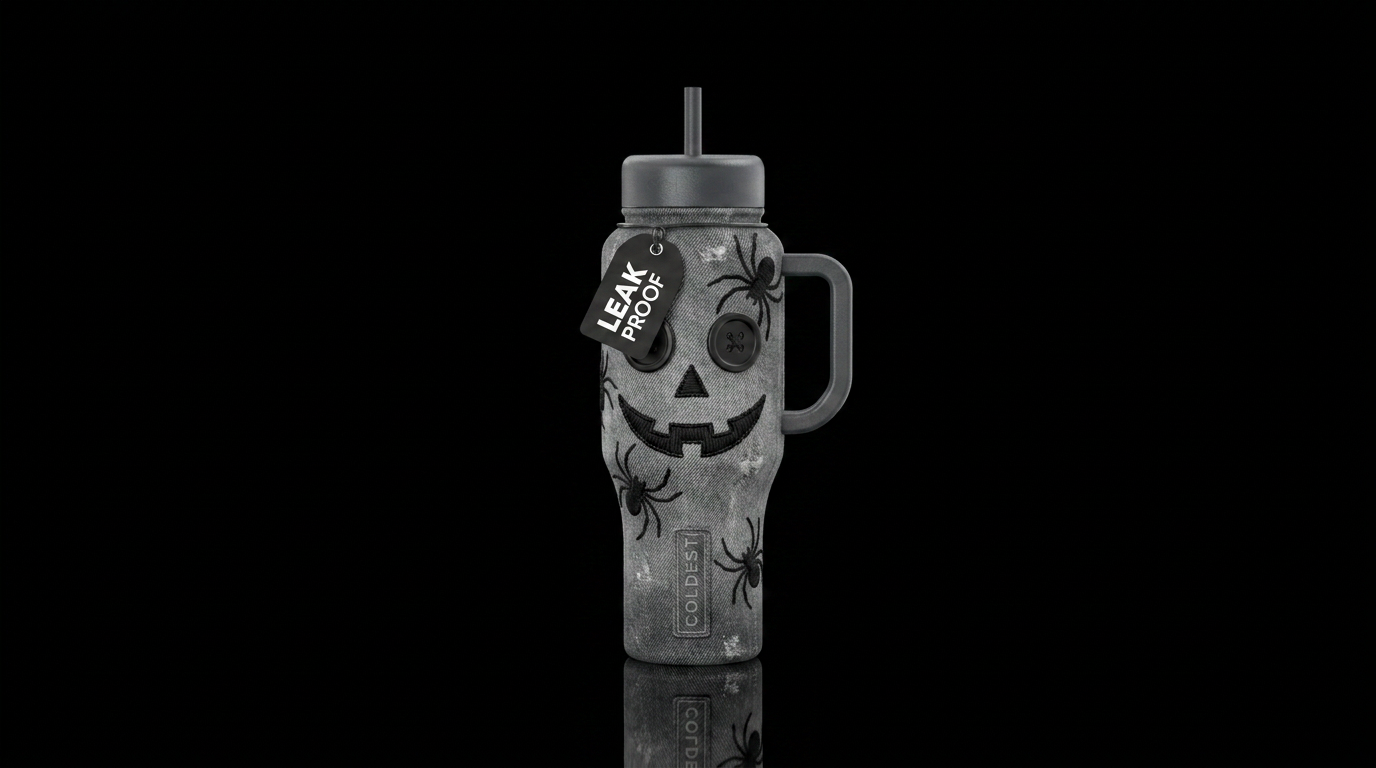 Jean Pumpkin water bottle design