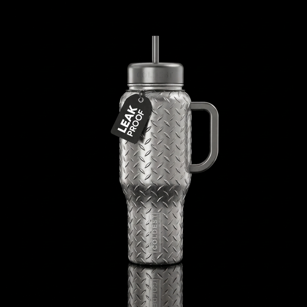 Diamond Steal water bottle design