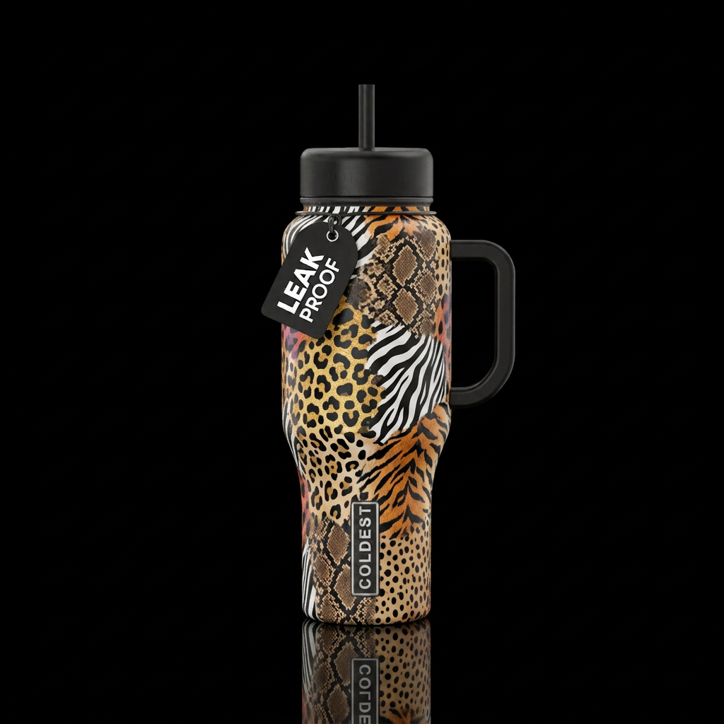 In the Wild water bottle design