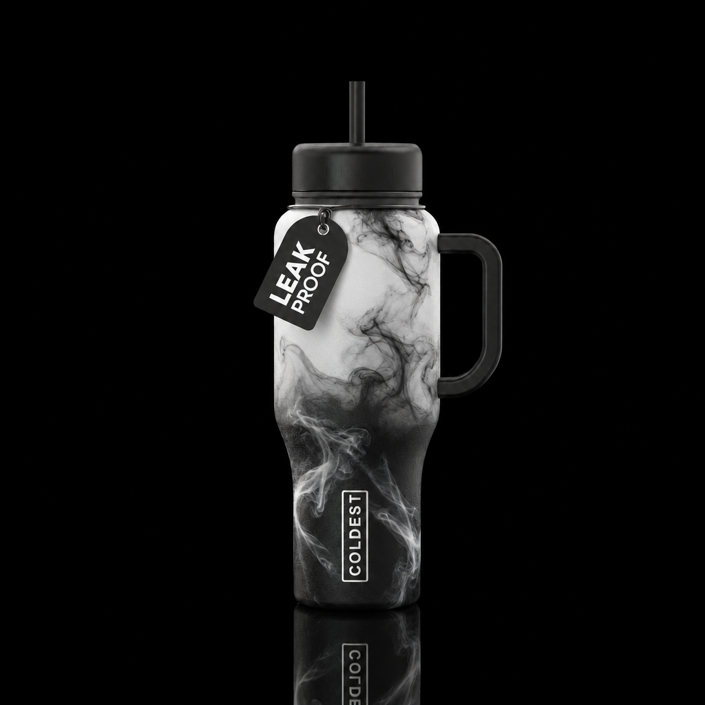 Up in Smoke water bottle design