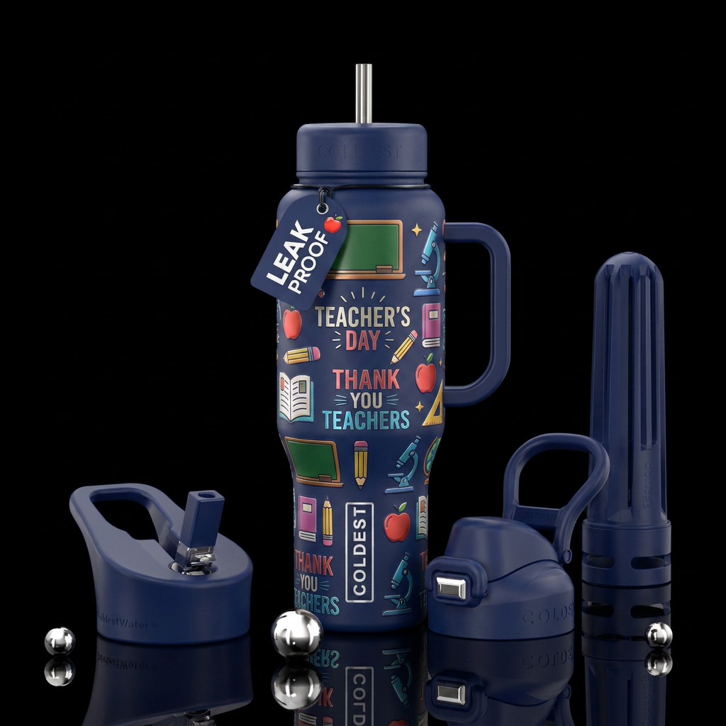 teacher appreciation water bottle design