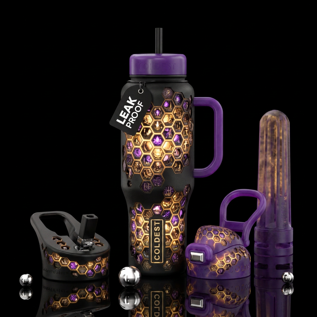 honeycomb water bottle design