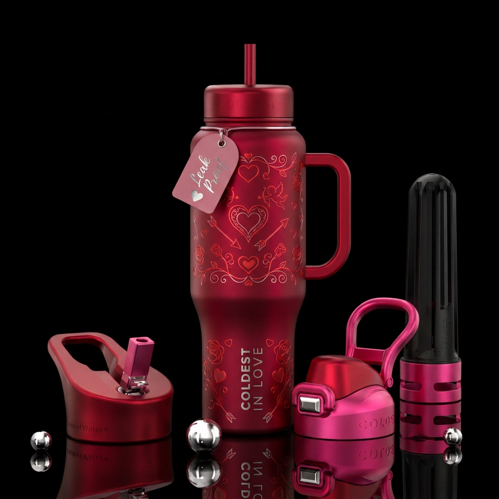 valentines water bottle design
