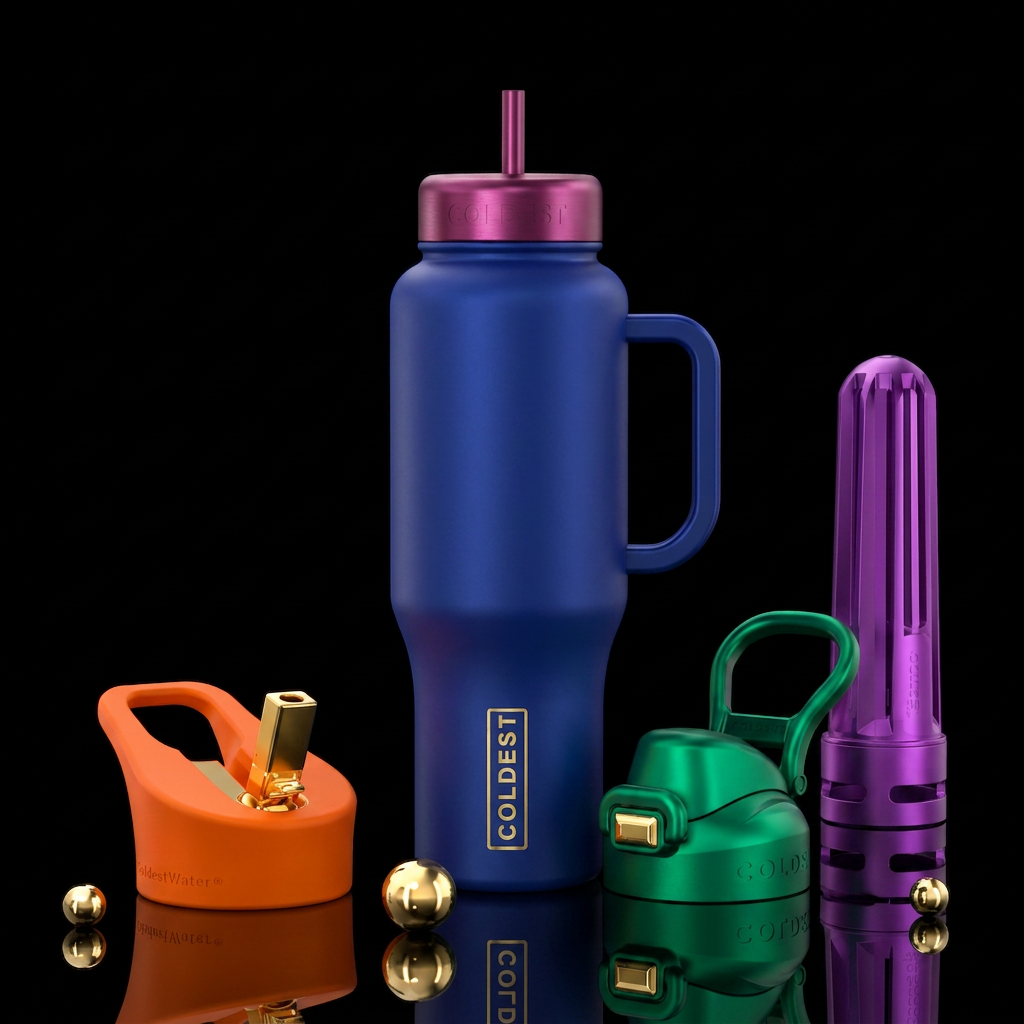 elegant water bottle design