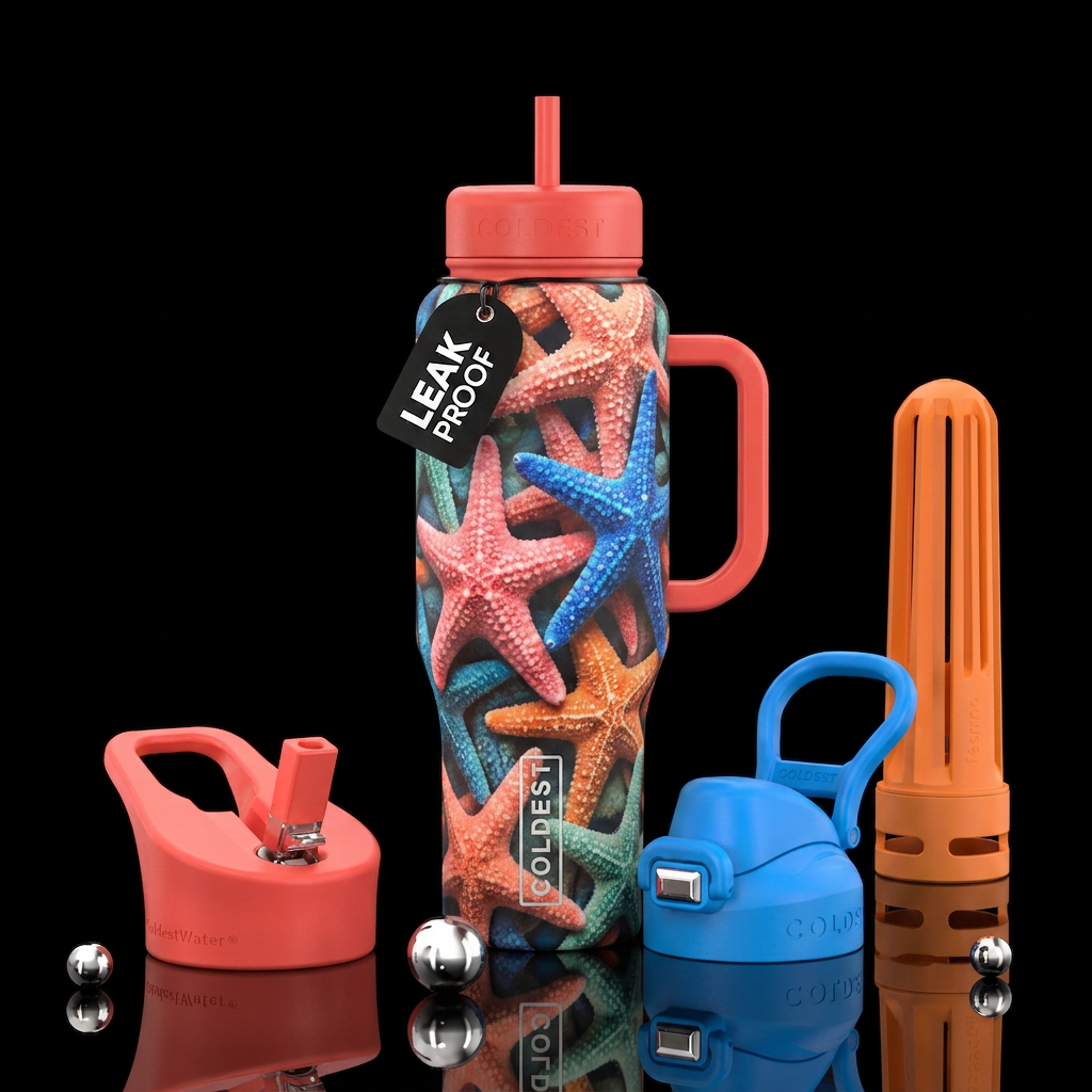 Star fish water bottle design