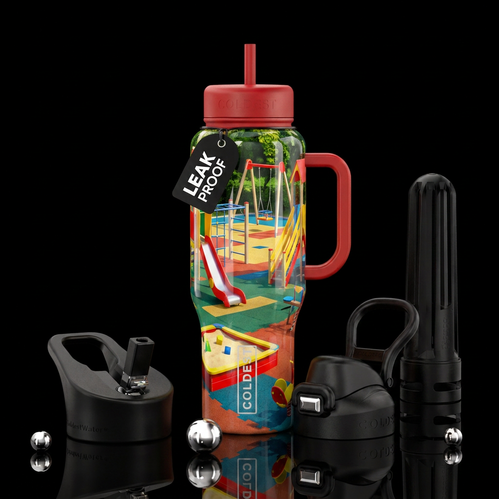 Playground water bottle design