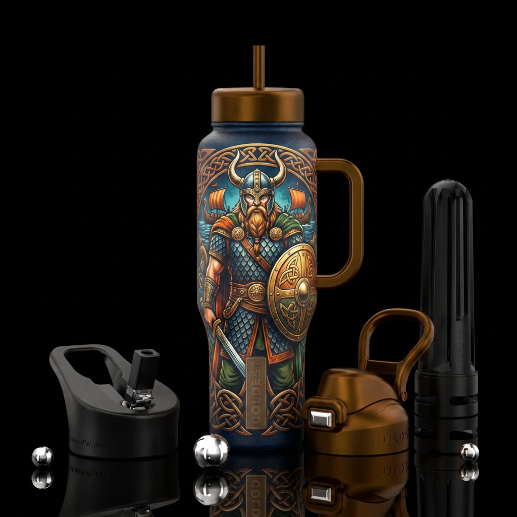 viking water bottle design