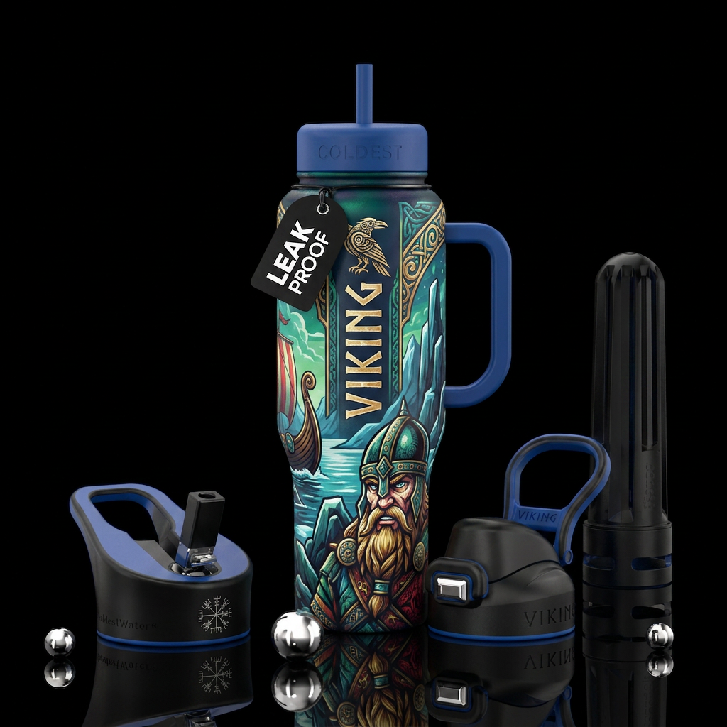 viking water bottle design