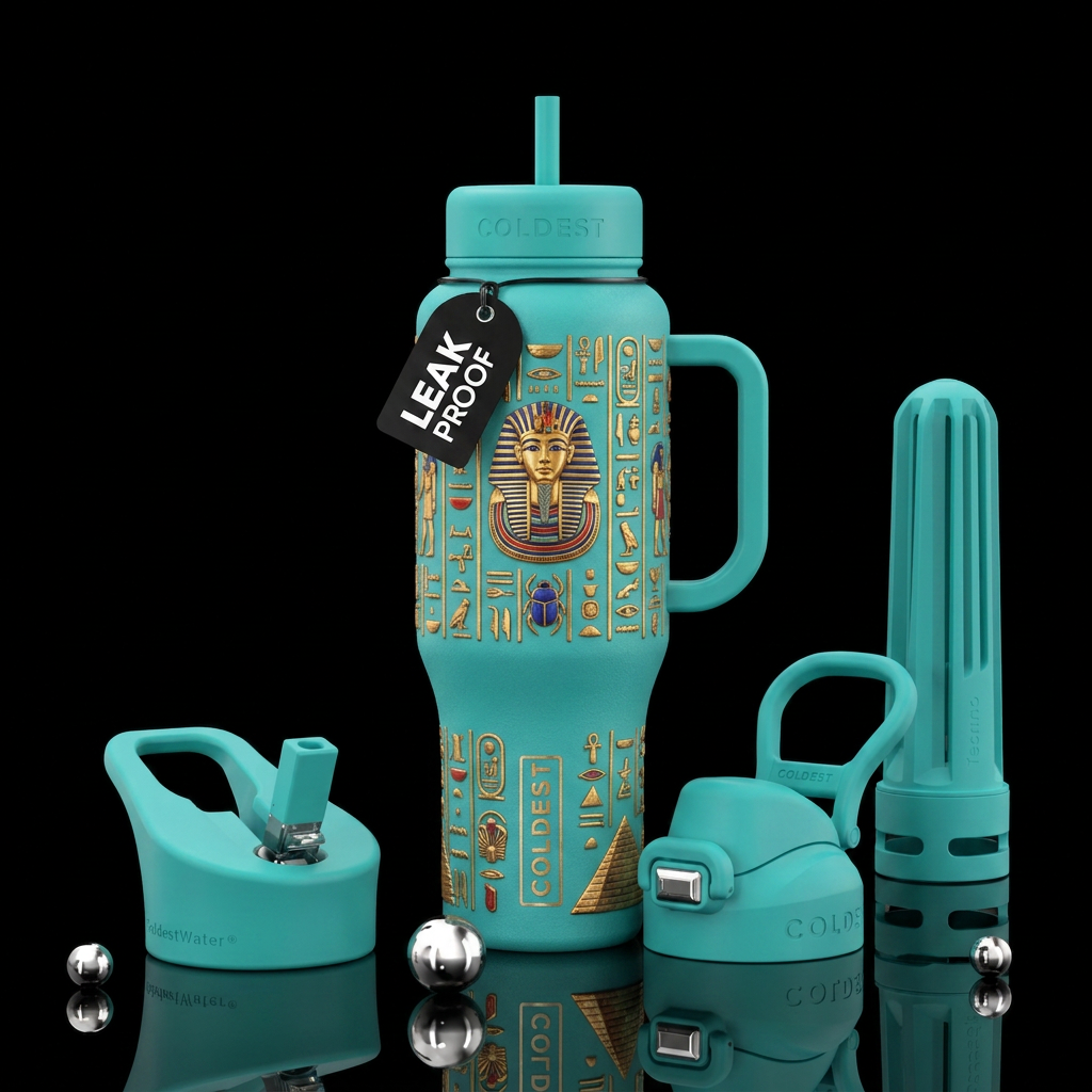 Egypt water bottle design