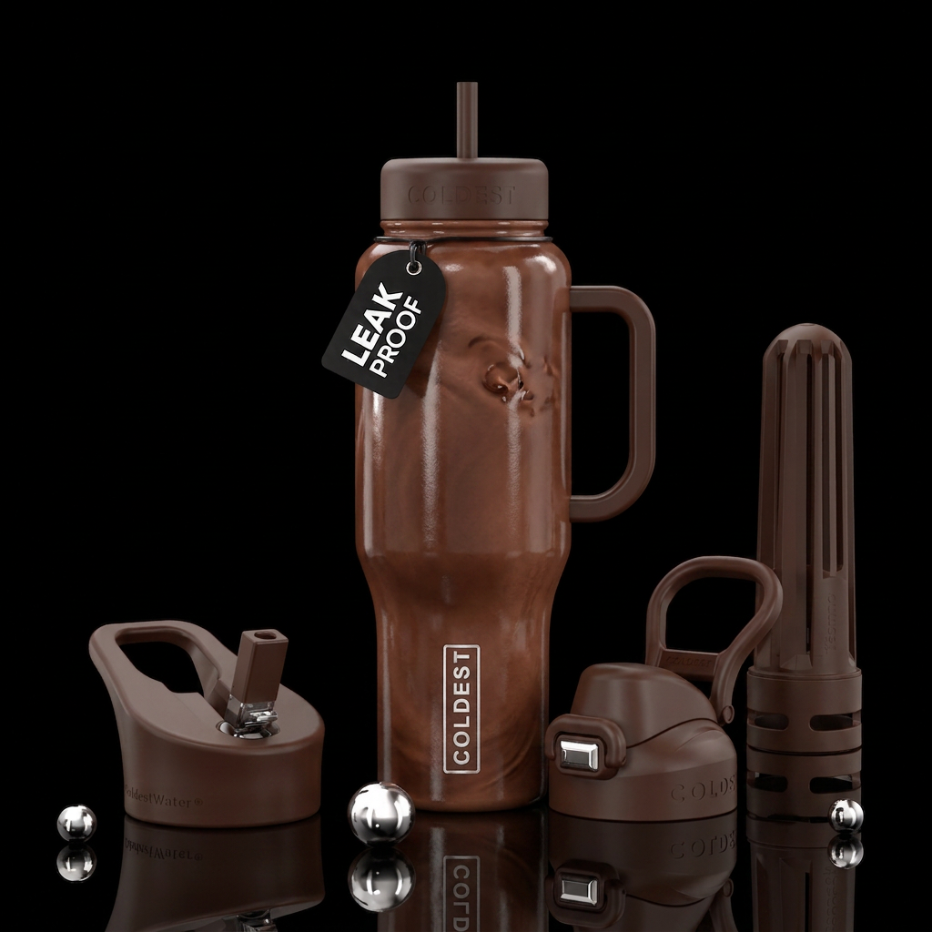 Hot chocolate water bottle design