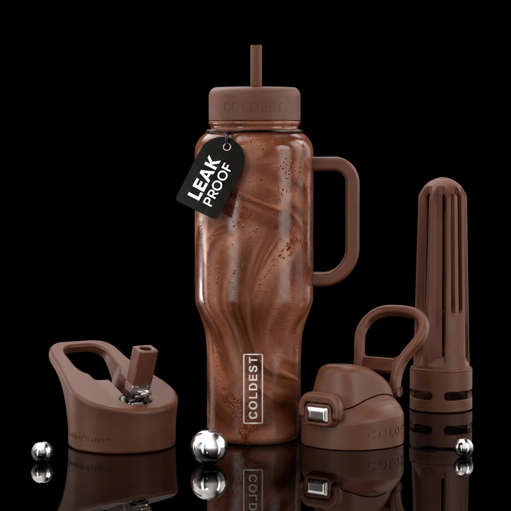 Hot chocolate water bottle design