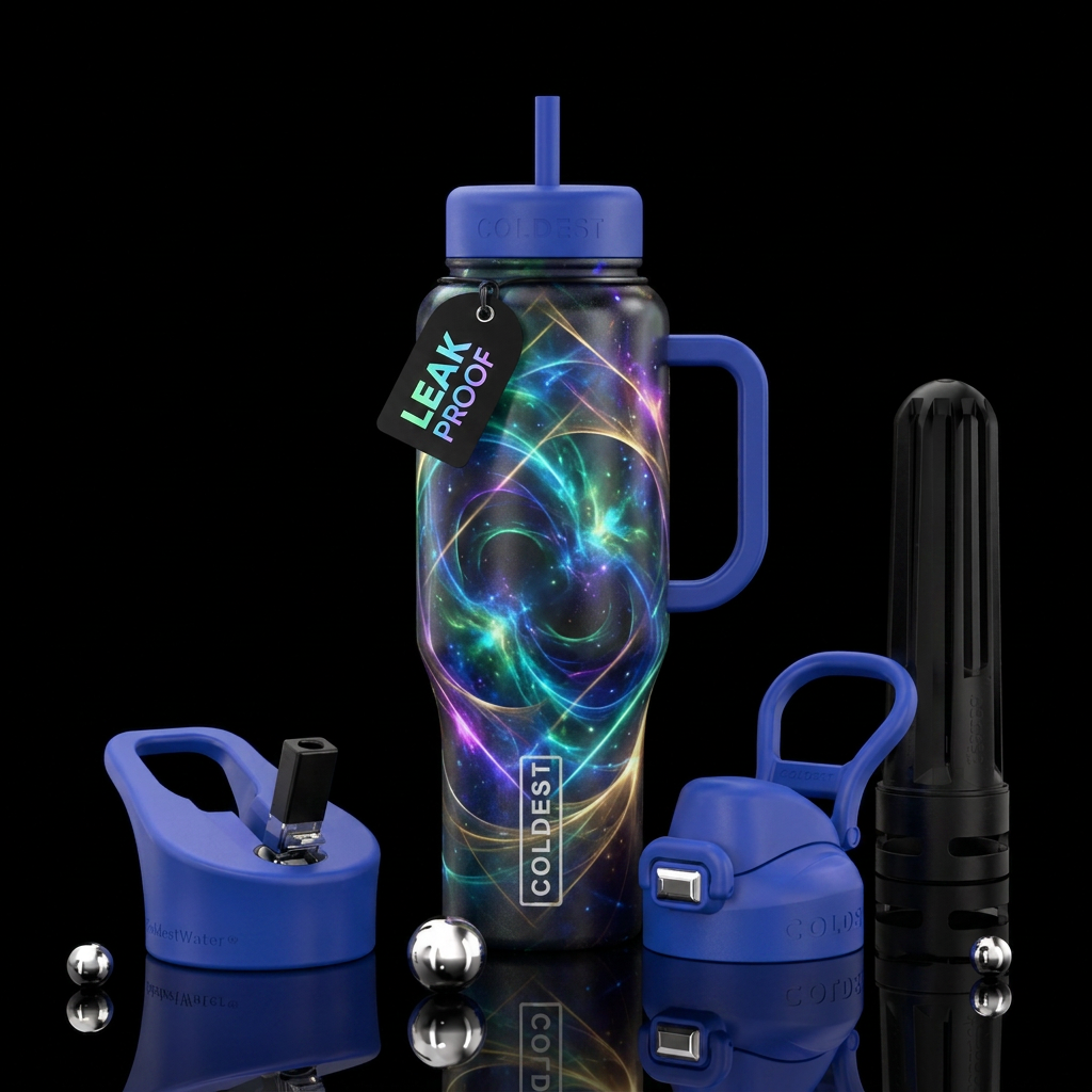 glowie, beautiul water bottle design