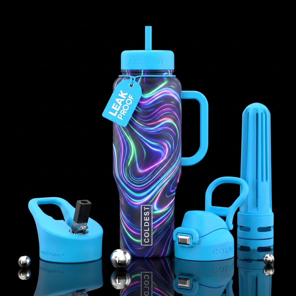 glowie, beautiul water bottle design