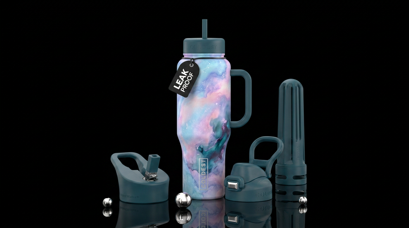 dreamy water bottle design