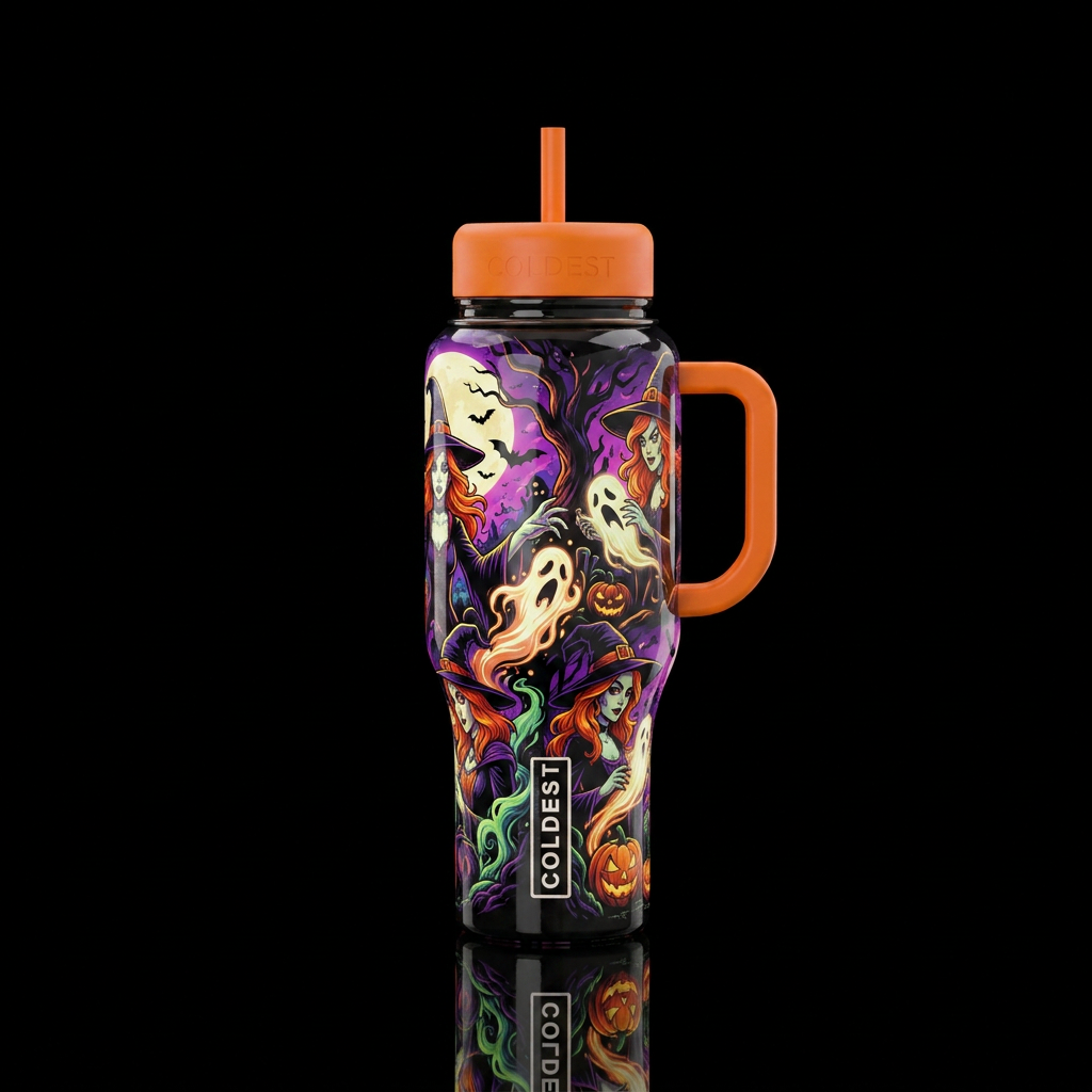 Gingers, red heads, snatching souls, halloween water bottle design