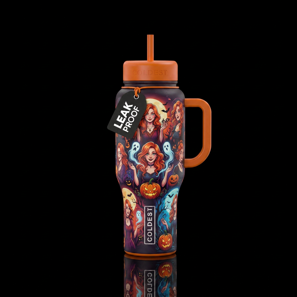 Gingers, red heads, snatching souls, halloween water bottle design