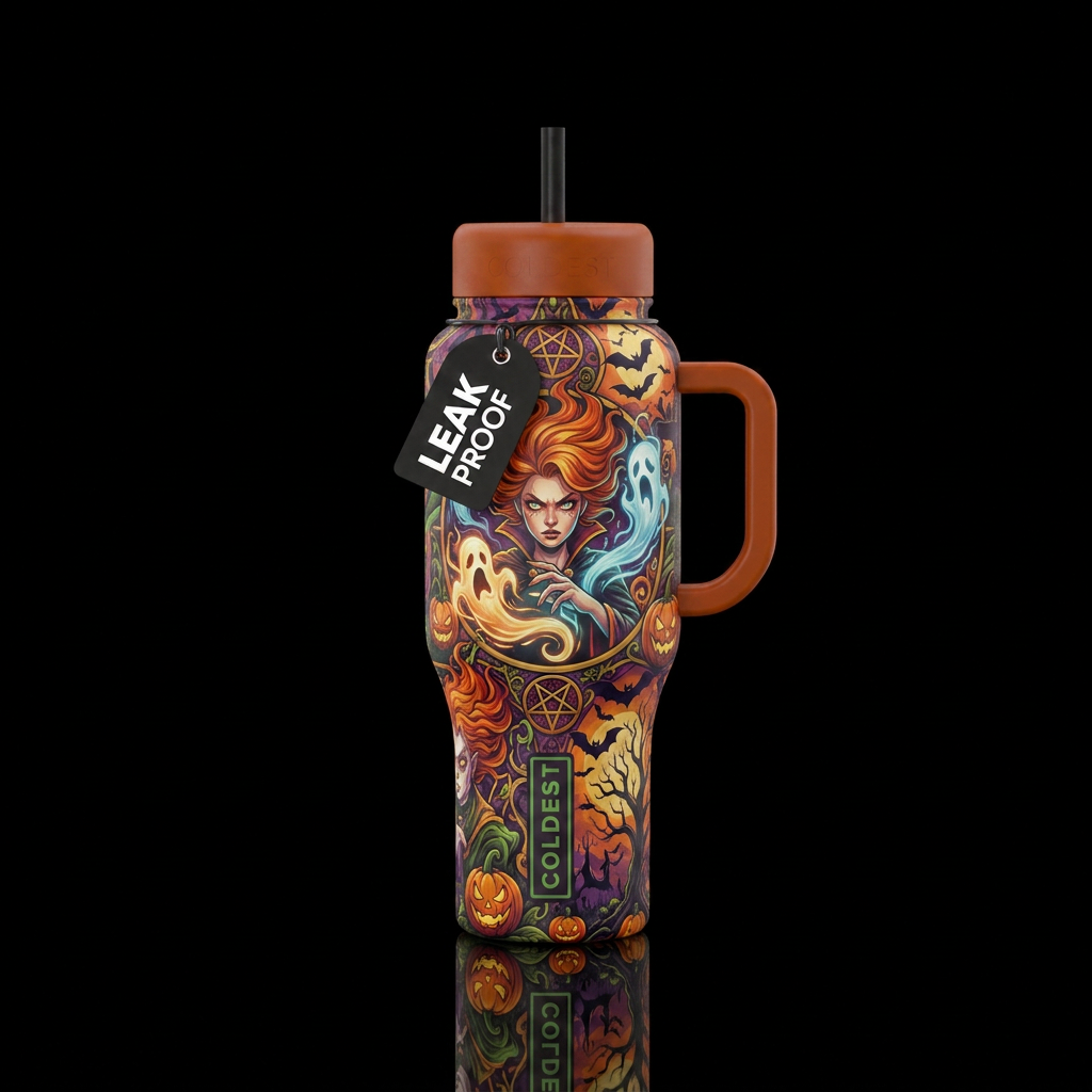 Gingers, red heads, snatching souls, halloween water bottle design