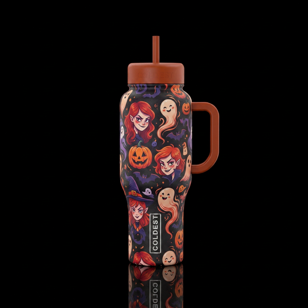Gingers, red heads, snatching souls, halloween water bottle design