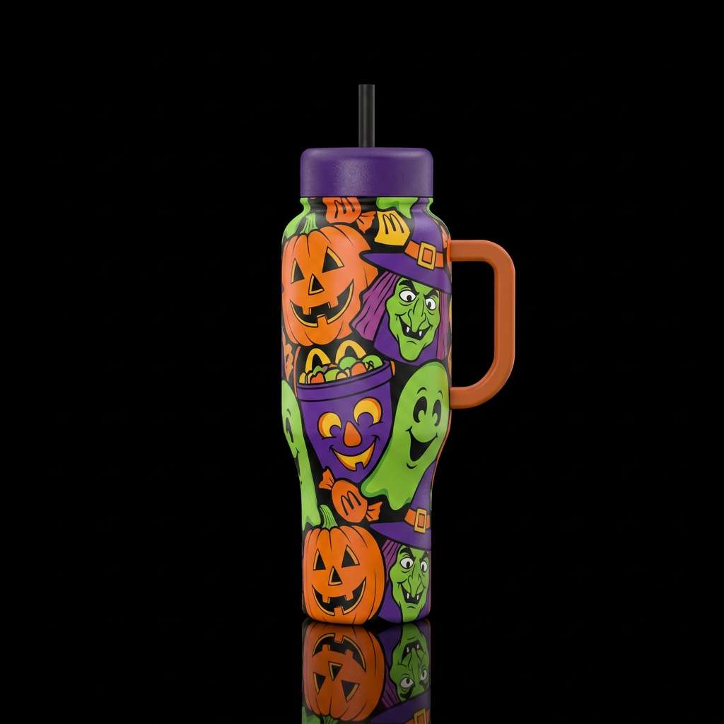 McDonald's boo buckets water bottle design