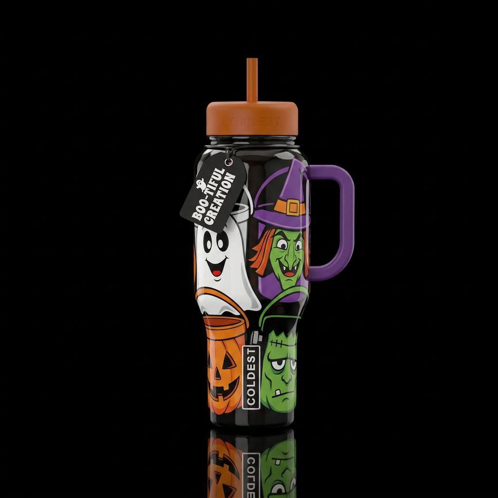 McDonald's boo buckets water bottle design