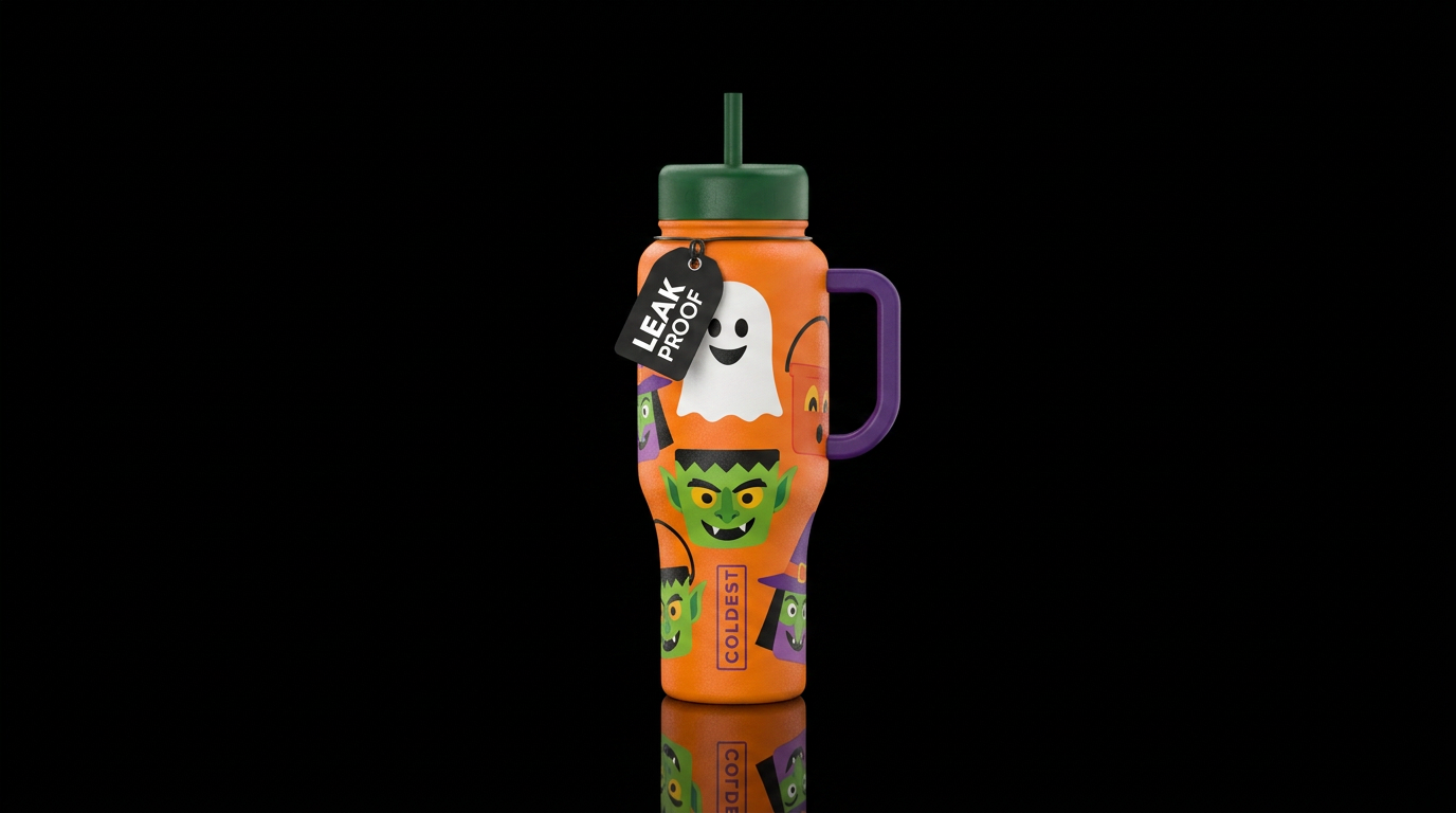 McDonald's boo buckets water bottle design