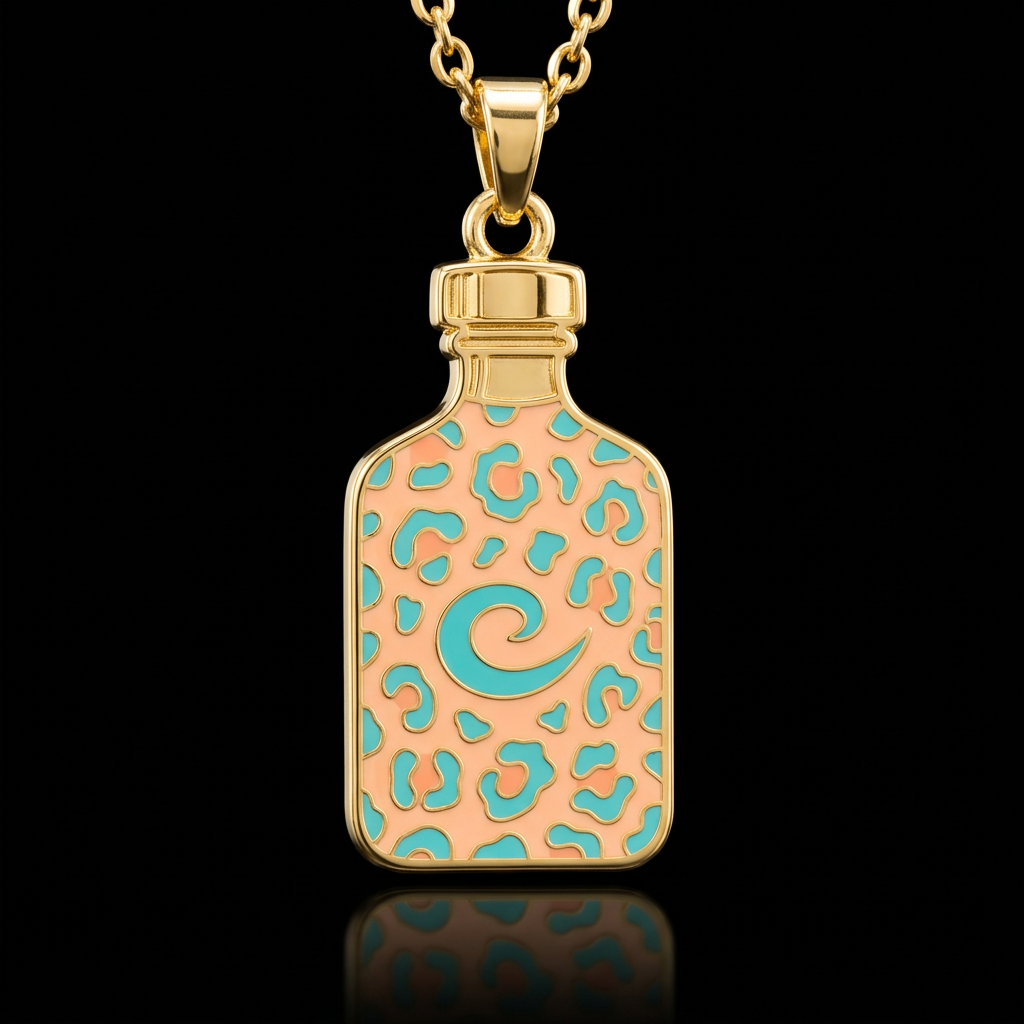 Cheetah bottle water bottle design