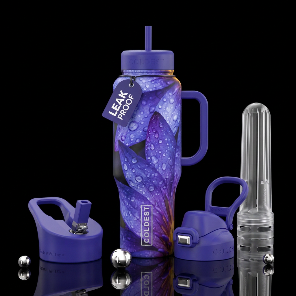 nymphaea nouchali high resolution image dew drops ... water bottle design