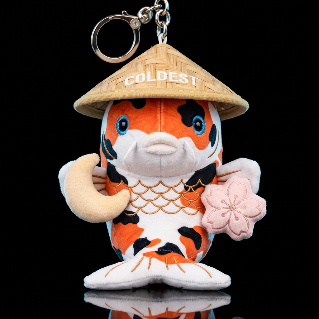 ZenSakuraMoon Koi water bottle design